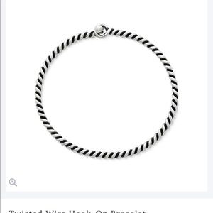 James Avery twisted hook on bracelet